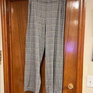 Black and White Plaid Pants